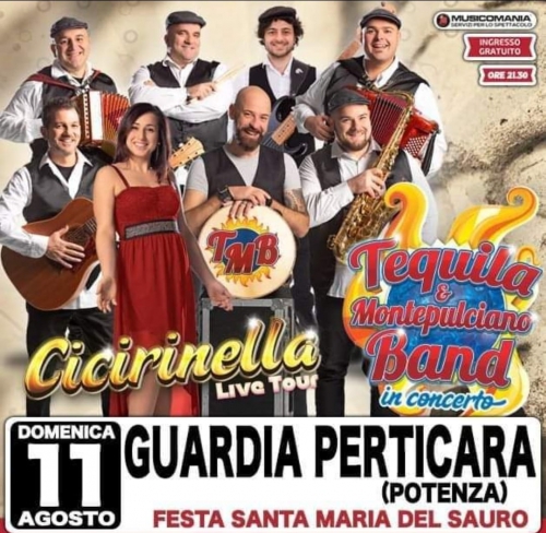 Tequila & Montepulciano Band in Concerto - Cicirinella Live Tour