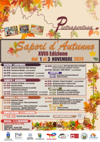 Sapori d'Autunno XVIII Edizione 2024
