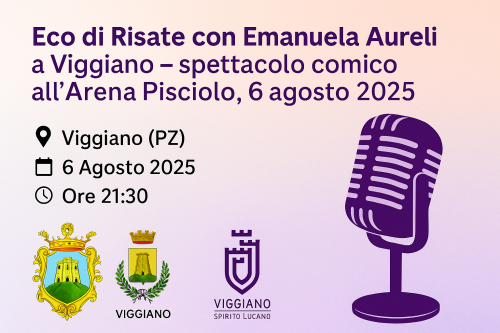 Eco di Risate con Emanuela Aureli a Viggiano – spettacolo comico 