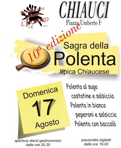 Sagra della Polenta tipica Chiaucese