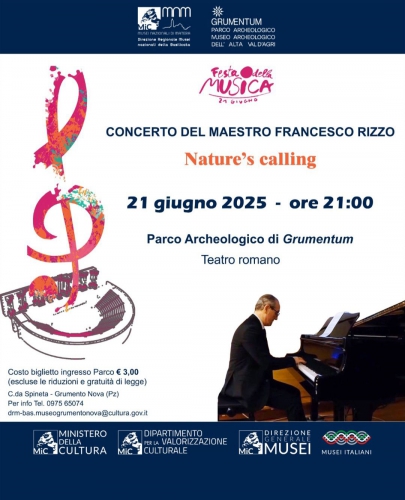 Concerto “Nature’s Calling” al Parco Archeologico di Grumentum