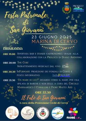 Festa di San Giovanni a Marina di Cervo: tradizione, musica e falò sul mare 