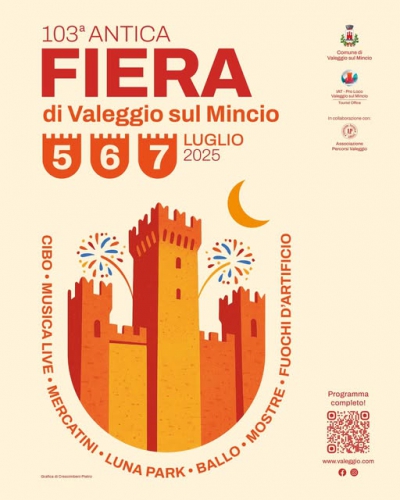 103ª Antica Fiera di Valeggio sul Mincio 2025: 3 Giorni di Festa tra Cibo, Mercatini, Luna Park e Fuochi d’Artificio