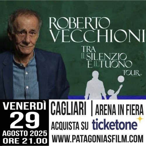 Roberto Vecchioni in concerto a Cagliari: emozioni tra il silenzio e il tuono