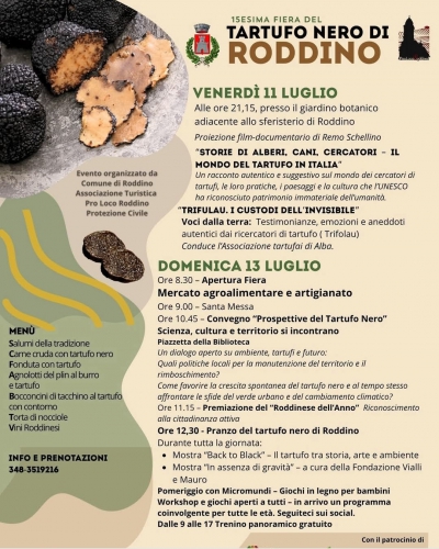 Fiera del Tartufo Nero di Roddino 2025: sapori, natura e cultura nelle Langhe 