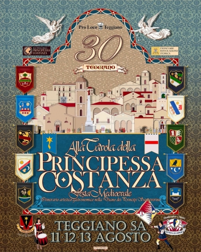 Alla Tavola della Principessa Costanza 2025: rievocazione medievale tra storia, sapori e spettacoli