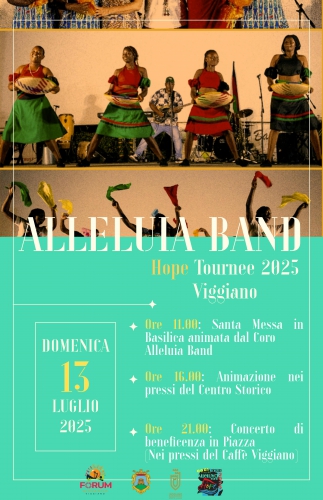 Alleluya Band a Viggiano – musica ed energia nel borgo