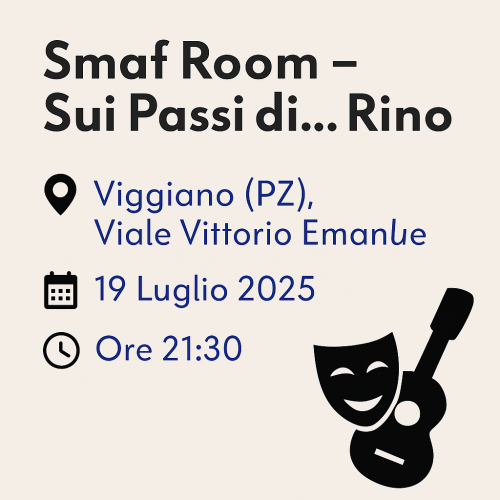 Smaf Room a Viggiano – omaggio musicale e teatrale a Rino Gaetano