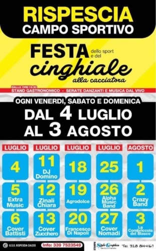 Festa dello Sport e del Cinghiale alla Cacciatora