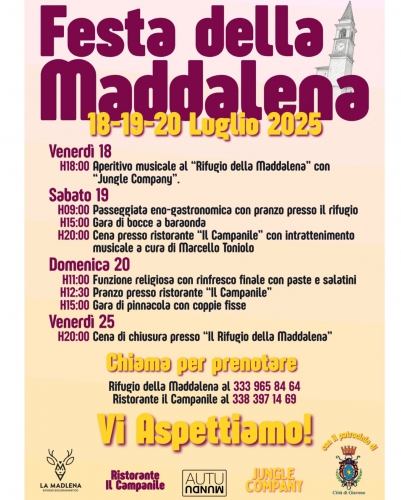 Festa della Maddalena 2025