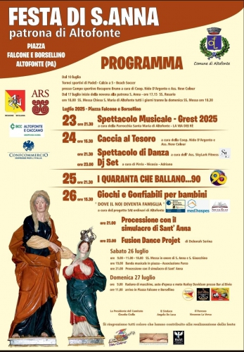 Festa di Sant’Anna 2025