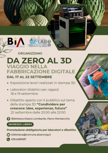 Da Zero al 3D: Viaggio nella Fabbricazione Digitale