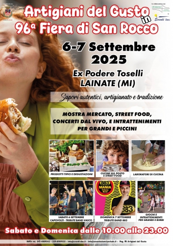 96ª Fiera di San Rocco – Artigiani del Gusto