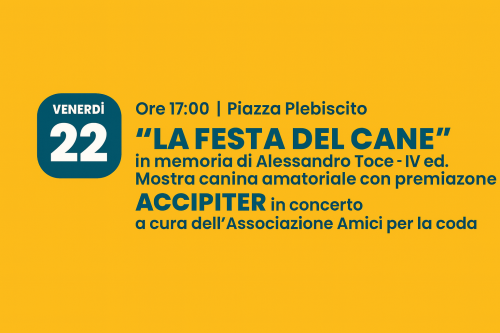 La Festa del Cane – Mostra amatoriale e concerto Accipiter