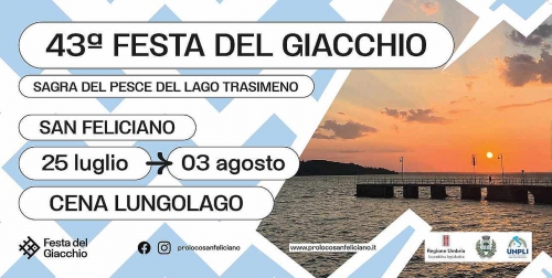 Festa del Giacchio 2025 – Cena lungolago e sapori del Trasimeno