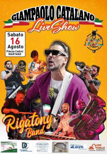 Giampaolo Catalano Live Show 2025 – Rigatony Band