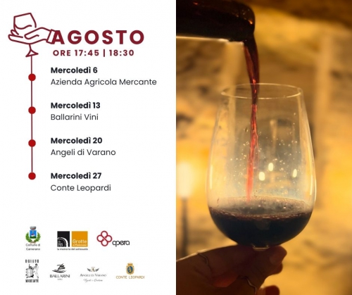 Visite guidate con degustazione di vino 2025 – Grotte di Camerano