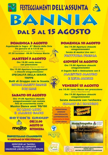 Festeggiamenti dell’Assunta 2025