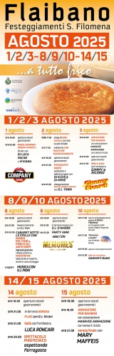 Festeggiamenti di Santa Filomena 2025 – “A tutto frico” 
