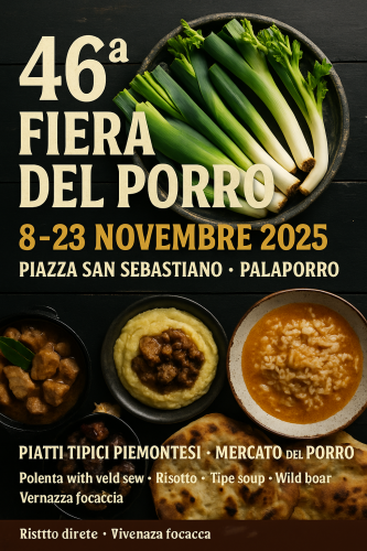46ª Fiera del Porro 2025 – Sapori autentici e tradizioni piemontesi nel cuore del Cuneese