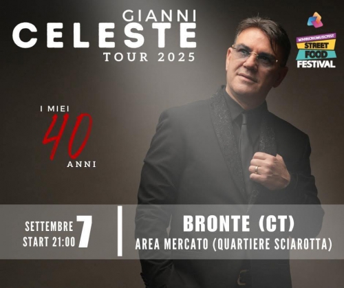 Gianni Celeste Tour 2025