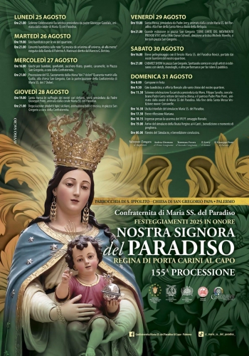 Festa 2025 di Nostra Signora del Paradiso