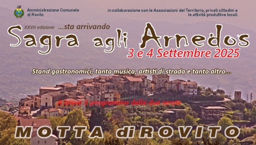 27ª edizione 2025 – Sagra agli Arnedos
