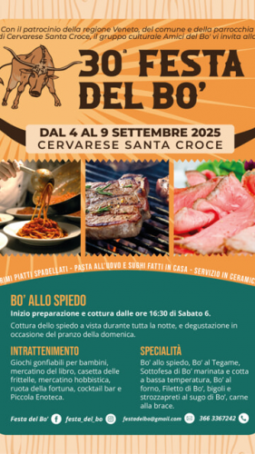 30ª edizione 2025 – Festa del Bo’