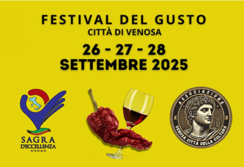 Festival del Gusto 2025 – Venosa celebra il peperone crusco e i sapori lucani
