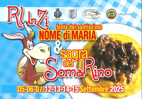 Sagra del Somarino e Festa del Santissimo Nome di Maria 2025