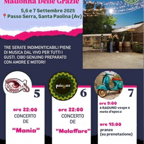 Festa della Madonna delle Grazie 2025