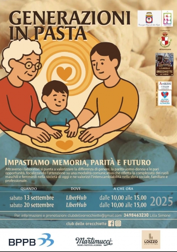 Generazioni in Pasta 2025