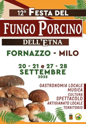 Festa del Fungo Porcino dell’Etna 2025