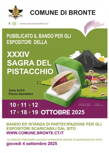 34ª Sagra del Pistacchio di Bronte 2025