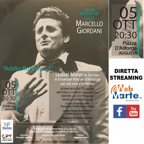 Sesto Memorial Marcello Giordani 2025