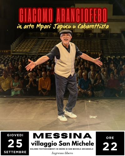 Spettacolo di cabaret con Giacomo Aranciofeb 2025