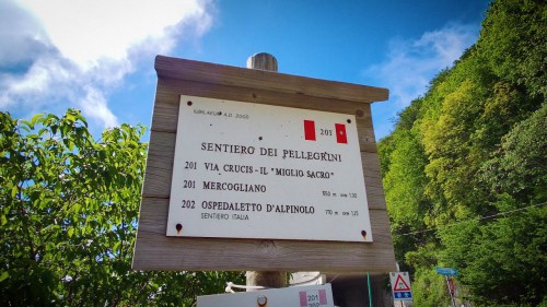 Sentiero CAI 201: la via del pellegrino