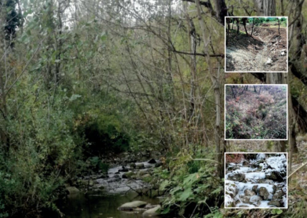 TAPPA 11 - Inizio del percorso Water trekking (percorso A): Vallone dell’Arso o dell’Arsa Fontanella di Santu Simene /Mulino Gualchiera