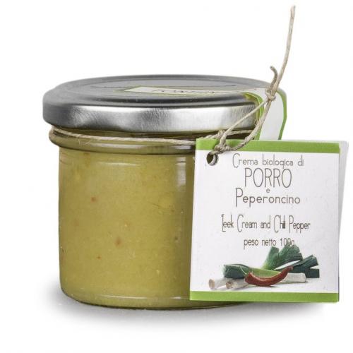  Foto Crema di porro e peperoncino piccante BIO 90g