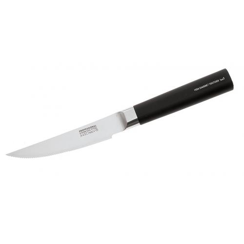  Foto Coltello bistecca manico nero soft touch 12cm
