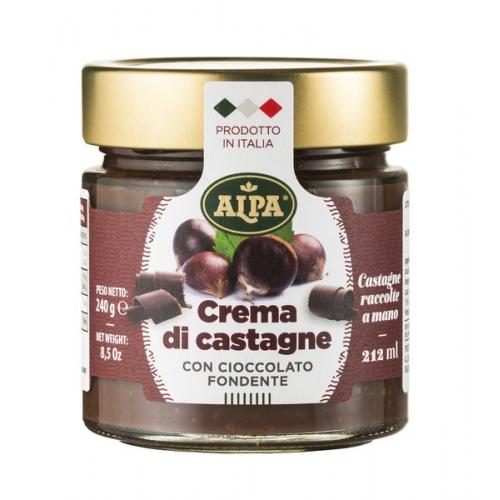  Foto Crema di castagne con cioccolato fondente 240g