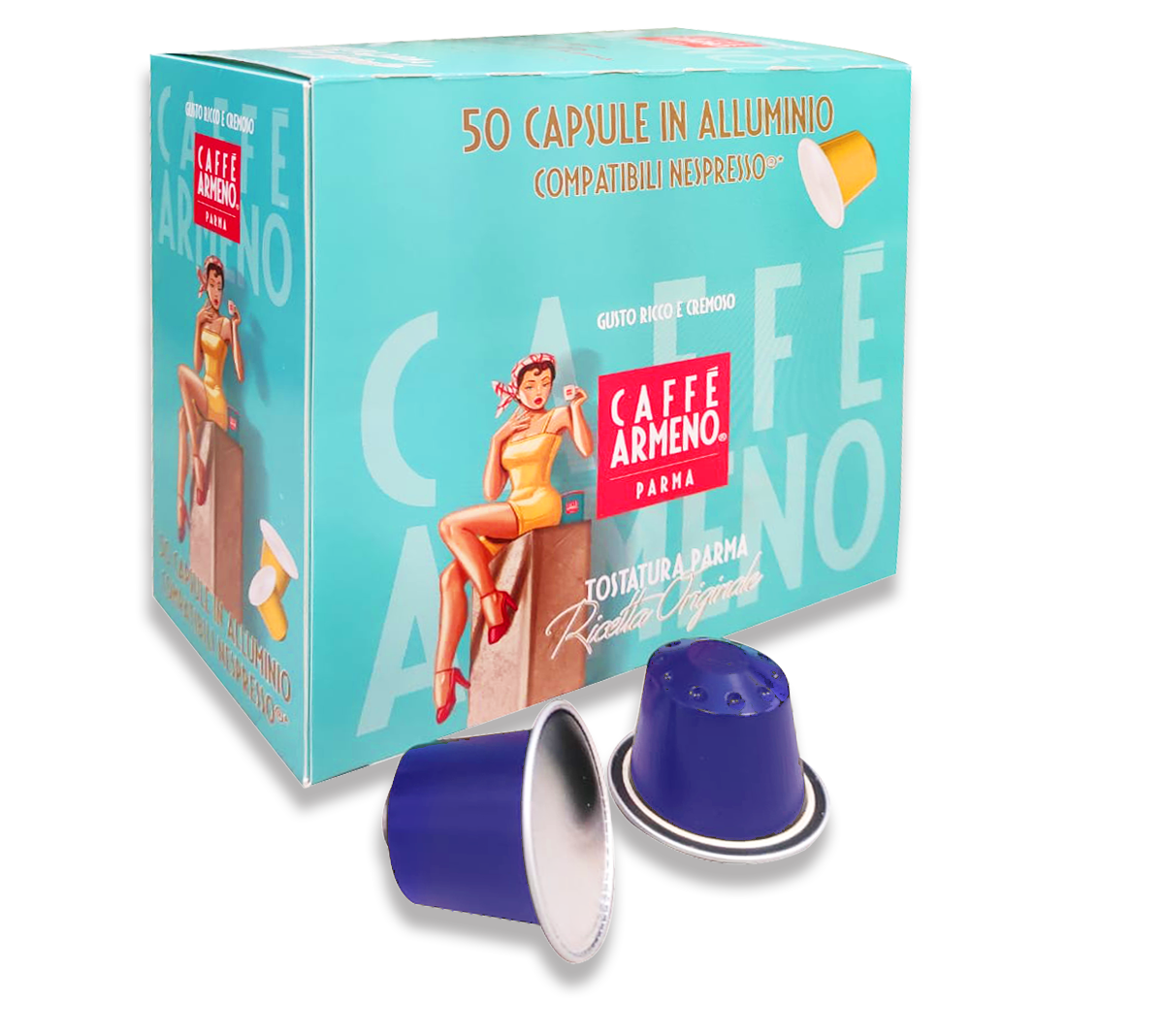  Foto Capsule Armeno Caffè Decaffeinato – Compatibili Nespresso® – 50 pezzi