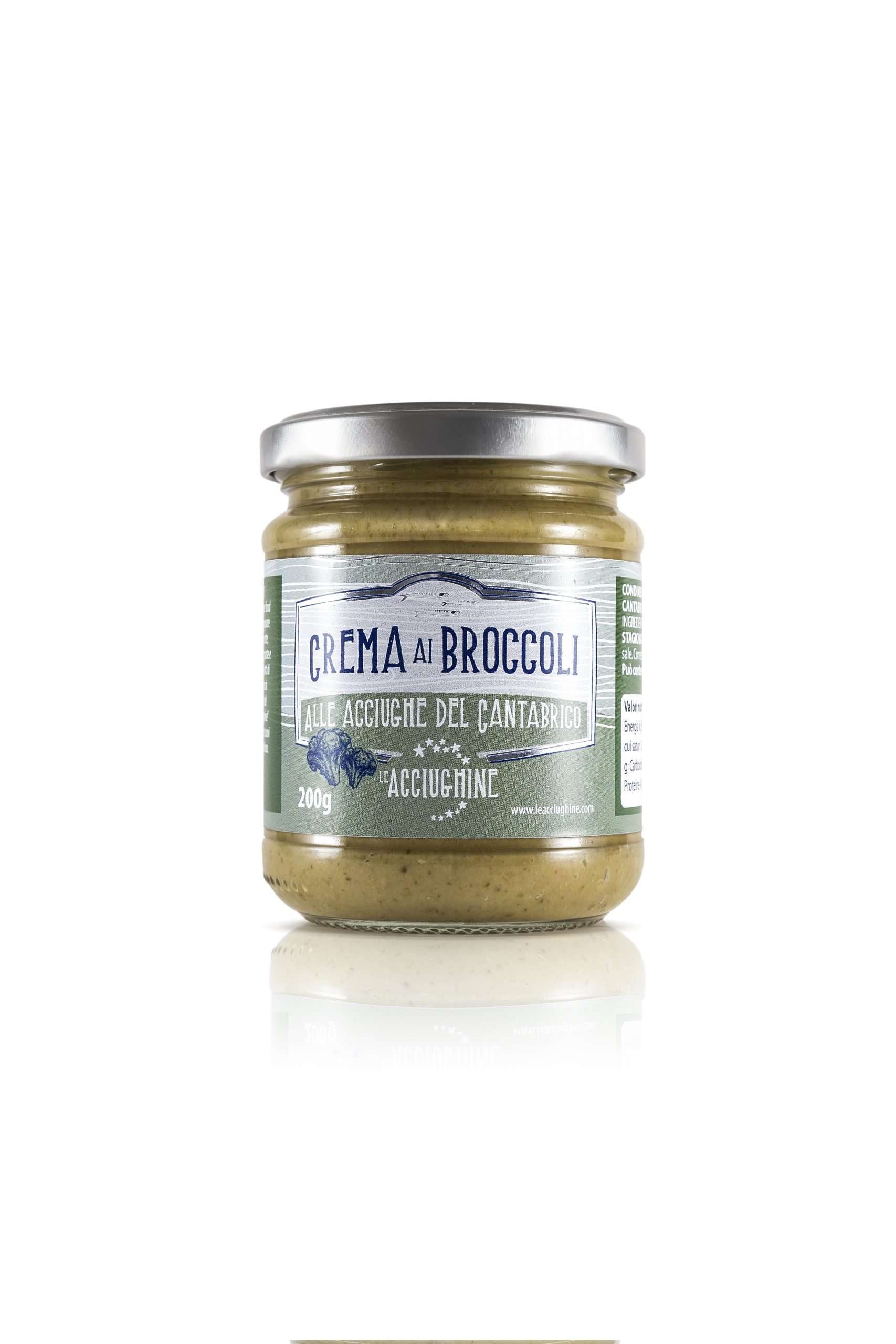  Foto Crema di broccoli alle acciughe del Mar Cantabrico - 200 g