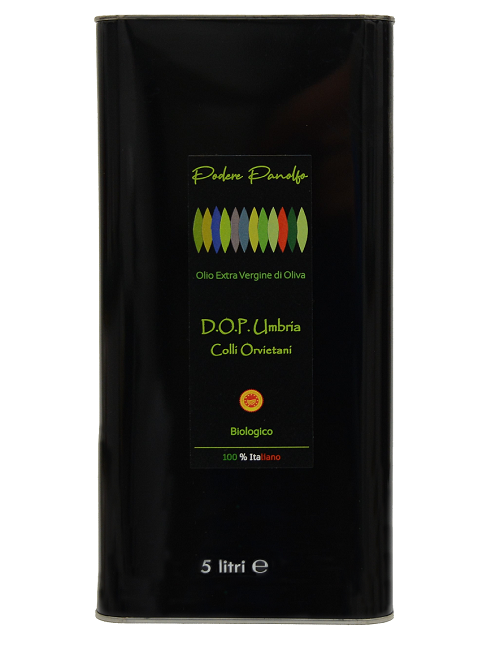  Foto Lattina Olio EVO Biologico DOP Umbria Colli Orvietani 2023 - 10 l