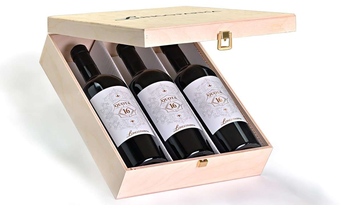  Foto Quota 16 - Cofanetto regalo da 3 bottiglie - Vino rosso da uve stramature