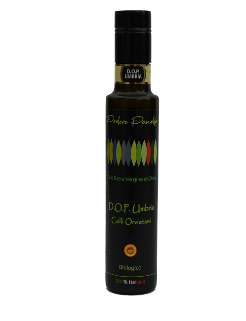  Foto Bottiglia Olio Extravergine d'Oliva Biologico DOP Umbria Colli Orvietani 2023 - 250 ml