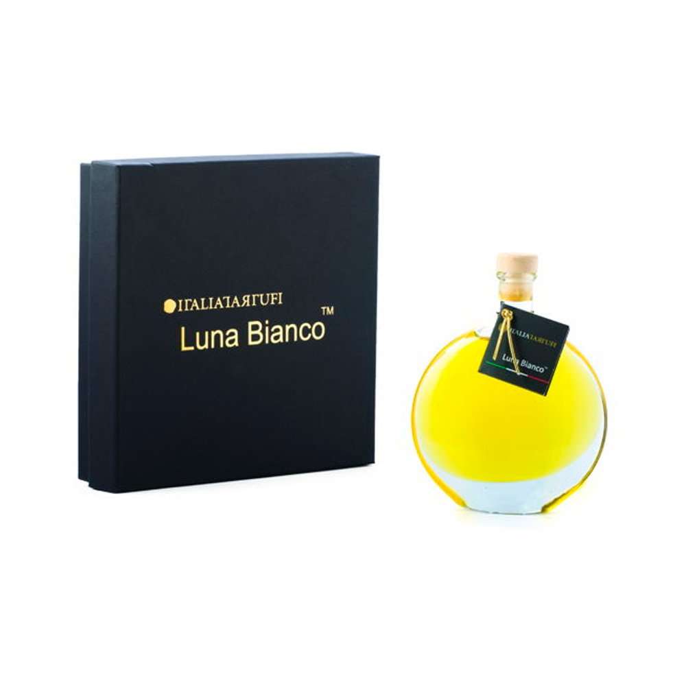 Foto Luna Bianco - Olio Extra Vergine di Oliva Aromatizzato al Tartufo Bianco - 100 ml