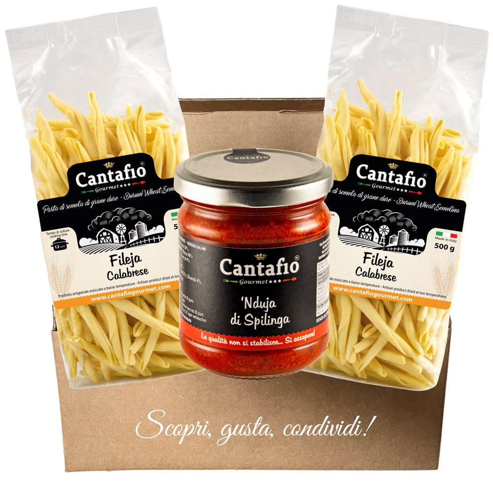  Foto Box 'Nduja di Spilinga e Fileja Calabrese - Maccheroni al ferretto