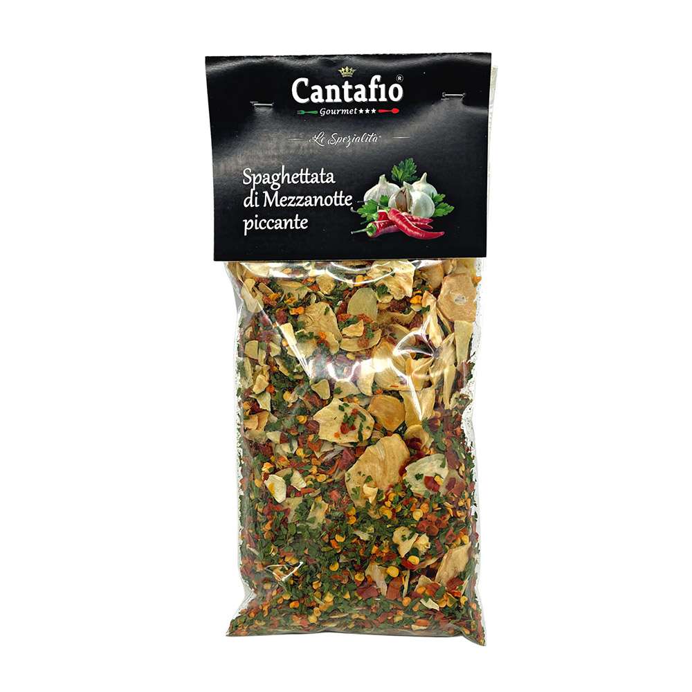  Foto Spaghettata di Mezzanotte Piccante alla Calabrese in busta da 100g