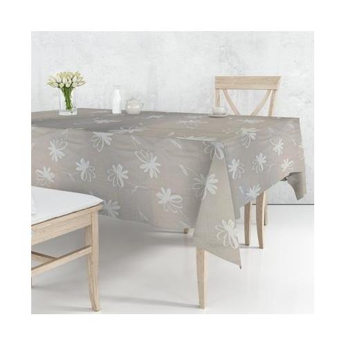  Foto Tovaglia Fiori Stilizzati cm 140x140